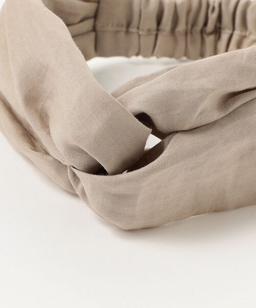 B:MING by BEAMS（ビーミングバイビームス）の「B:MING by BEAMS / リネン ヘアバンド（ヘアバンド・レディース・ブラウン/グリーン系その他/ベージュ/ブラック・ONE SIZE）」の11枚目の写真