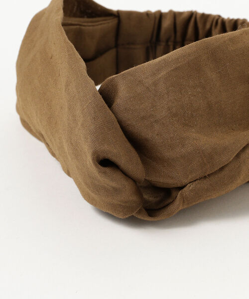 B:MING by BEAMS（ビーミングバイビームス）の「B:MING by BEAMS / リネン ヘアバンド（ヘアバンド・レディース・ブラウン/グリーン系その他/ベージュ/ブラック・ONE SIZE）」の14枚目の写真