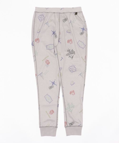 KRIFF MAYER Lady's Collection（クリフメイヤーレディースコレクション）の「総柄転写レギンス（レギンス/スパッツ・レディース・ブラック/グレー/カラフル・MEDIUM/LARGE）」の3枚目の写真