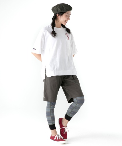 KRIFF MAYER Lady's Collection（クリフメイヤーレディースコレクション）の「総柄転写レギンス（レギンス/スパッツ・レディース・ブラック/グレー/カラフル・MEDIUM/LARGE）」の5枚目の写真