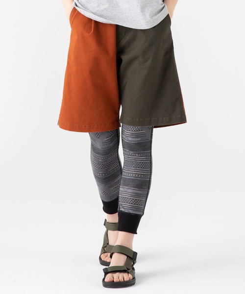 KRIFF MAYER Lady's Collection（クリフメイヤーレディースコレクション）の「総柄転写レギンス（レギンス/スパッツ・レディース・ブラック/グレー/カラフル・MEDIUM/LARGE）」の7枚目の写真