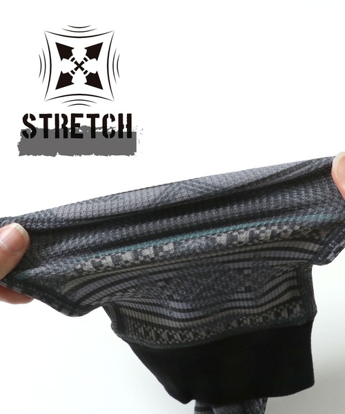 KRIFF MAYER Lady's Collection（クリフメイヤーレディースコレクション）の「総柄転写レギンス（レギンス/スパッツ・レディース・ブラック/グレー/カラフル・MEDIUM/LARGE）」の13枚目の写真