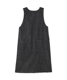 MHL×CANTON ブラックデニム　ノースリーブドレス MHL.（エムエイチエル）の「CANTON LIGHT DENIM（ワンピース
