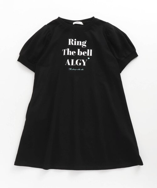algy(アルジー)の「後りぼんパワショルワンピ(ワンピース・キッズ・ブラック/ミント/ピンク・MEDIUM/XX-SMALL/SMALL/X-SMALL)」の2枚目の写真