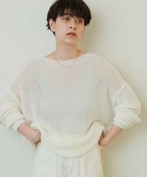 Whim Gazette | 片畦ローゲージプルオーバー(ニット/セーター)