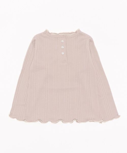 &yam(アンドヤム)の「ランダムリブ2ウェイプルオーバー(Tシャツ/カットソー・キッズ・ブラック/グリーン系その他2/オレンジ/ベージュ/グレー/パープル/ホワイト/グリーン系その他・110-120cm/140-150cm/120-130cm/130-140cm/150-160cm)」の5枚目の写真