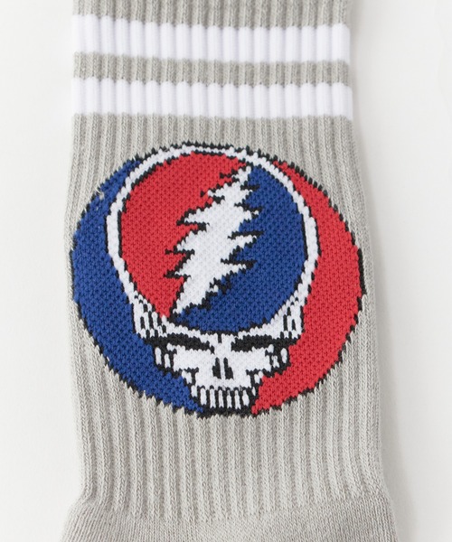 ZENITH（ゼニス）の「ZENITH/ゼニス × GRATEFUL DEAD/グレイトフルデッド STEAL YOUR FACE SOCKS ロングソックス ロック（ソックス/靴下・メンズ・イエロー/ブルー/ブラック×ブルー/ネイビー系1/グレー系1/ホワイト系1/レッド系1/パープル系1/イエロー系1・ONE SIZE）」の10枚目の写真