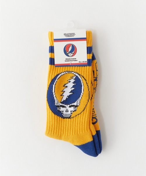 ZENITH（ゼニス）の「ZENITH/ゼニス × GRATEFUL DEAD/グレイトフルデッド STEAL YOUR FACE SOCKS ロングソックス ロック（ソックス/靴下・メンズ・イエロー/ブルー/ブラック×ブルー/ネイビー系1/グレー系1/ホワイト系1/レッド系1/パープル系1/イエロー系1・ONE SIZE）」の17枚目の写真