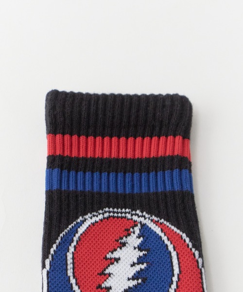 ZENITH（ゼニス）の「ZENITH/ゼニス × GRATEFUL DEAD/グレイトフルデッド STEAL YOUR FACE SOCKS ロングソックス ロック（ソックス/靴下・メンズ・イエロー/ブルー/ブラック×ブルー/ネイビー系1/グレー系1/ホワイト系1/レッド系1/パープル系1/イエロー系1・ONE SIZE）」の16枚目の写真