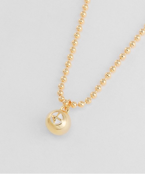 NONENON(ノンノン)の「【NONENON】BILLIARD BALL LOGO NECKLACE / ノンノン ビリヤード ボール ロゴ ネックレス(ネックレス・メンズ・シルバー/ゴールド・SMALL/MEDIUM/LARGE)」の11枚目の写真