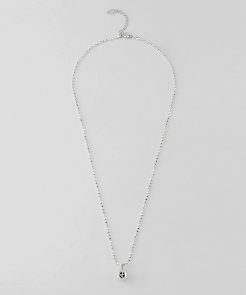 NONENON(ノンノン)の「【NONENON】BILLIARD BALL LOGO NECKLACE / ノンノン ビリヤード ボール ロゴ ネックレス(ネックレス・メンズ・シルバー/ゴールド・SMALL/MEDIUM/LARGE)」の5枚目の写真