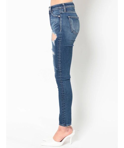 GYDA（ジェイダ）の「M/W Many rippedスキニーデニムパンツ（デニムパンツ・レディース・ブルー/ライトブルー・X-SMALL/SMALL/MEDIUM）」の14枚目の写真