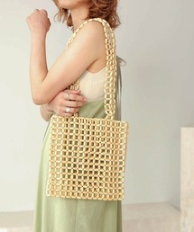 Bab | 【WEB限定】レトロビーズバッグ(トートバッグ)