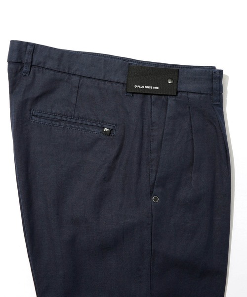 シープラス　C+plus 2プリーツ 麻 リネン パンツ シープラス C+plus 2プリーツ 麻 リネン パンツ シープラス C+plus 2