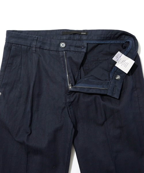 C＋（シープラス）の「C＋/RID-DUE-P 2プリーツコットンリネンパンツ