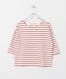 KBF | illi ボートネックボーダーTシャツ∴(Tシャツ/カットソー)