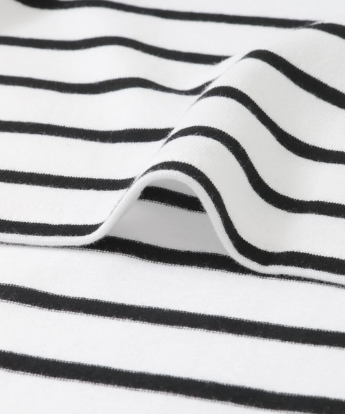 KBF（ケイビーエフ）の「illi　ボートネックボーダーTシャツ∴（Tシャツ/カットソー・レディース・オレンジ系その他・ONE）」の11枚目の写真