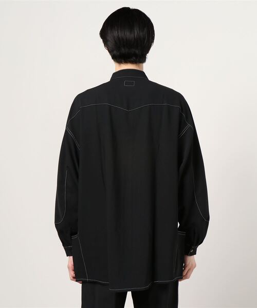 .efiLevol（エフィレボル）の「Western Yoke Shirt（シャツ/ブラウス・メンズ・ブラック・2/4）」の8枚目の写真