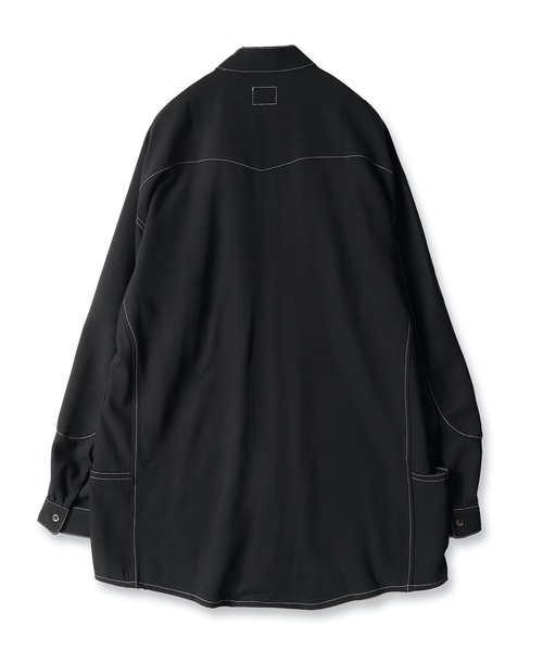 .efiLevol（エフィレボル）の「Western Yoke Shirt（シャツ/ブラウス・メンズ・ブラック・2/4）」の7枚目の写真