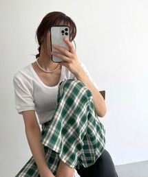 Pt(ピーティー) 連玉ネックレスショート