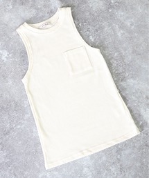 Riberry | アメスリタンクトップ/ポケット付きワッフルタンクトップ(タンクトップ)