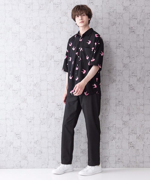 Blue Standard (ブルースタンダード)の「【BLUE STANDARD】シルキータッチビッグシルエット総柄半袖シャツ(シャツ/ブラウス・メンズ・その他1/その他2/その他3/その他4・MEDIUM/LARGE)」の17枚目の写真