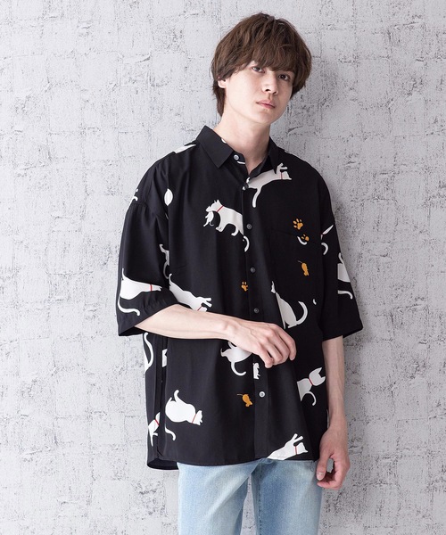 Blue Standard (ブルースタンダード)の「【BLUE STANDARD】シルキータッチビッグシルエット総柄半袖シャツ(シャツ/ブラウス・メンズ・その他1/その他2/その他3/その他4・MEDIUM/LARGE)」の13枚目の写真