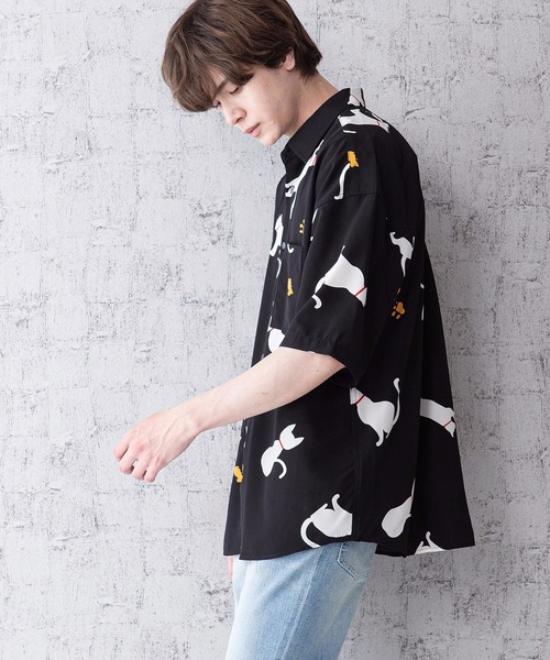 Blue Standard (ブルースタンダード)の「【BLUE STANDARD】シルキータッチビッグシルエット総柄半袖シャツ(シャツ/ブラウス・メンズ・その他1/その他2/その他3/その他4・MEDIUM/LARGE)」の14枚目の写真