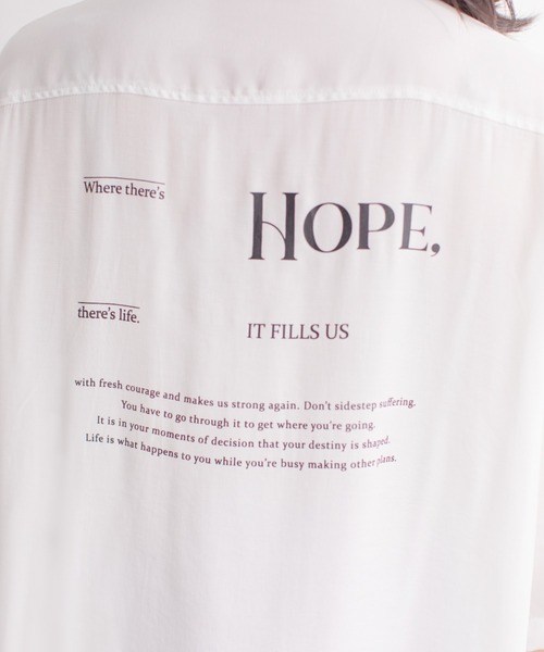 Mysa&Liina（ミーサリーナ）の「プリント入りシャツチュニック（シャツ/ブラウス・レディース・ブラック/ベージュ/オフホワイト・M）」の22枚目の写真