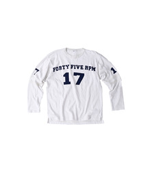 45R | US天竺の908ラガーTシャツ（ゼッケン・サイズ1・2）(Tシャツ/カットソー)