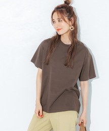 coca（coca） | シルキータッチクルーネックTシャツ(Tシャツ/カットソー)