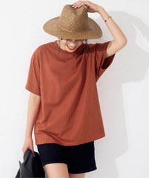シルキータッチクルーネックTシャツ