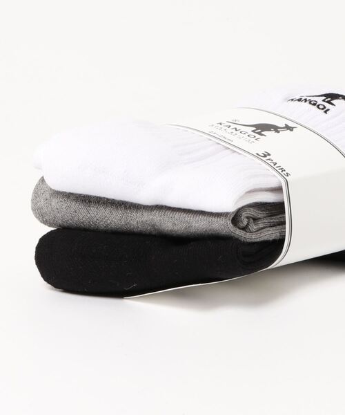 KANGOL（カンゴール）の「【KANGOL】ソリッドカラーワンポイントソックス（ソックス/靴下・レディース・ホワイト/ブラック系その他/ホワイト系その他2/ブラック系その他2/その他1/その他2/ホワイト系その他/ブラック/その他・MEDIUM/SMALL）」の18枚目の写真