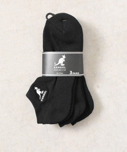 KANGOL（カンゴール）の「【KANGOL】ソリッドカラーワンポイントソックス（ソックス/靴下・レディース・ホワイト/ブラック系その他/ホワイト系その他2/ブラック系その他2/その他1/その他2/ホワイト系その他/ブラック/その他・MEDIUM/SMALL）」の4枚目の写真
