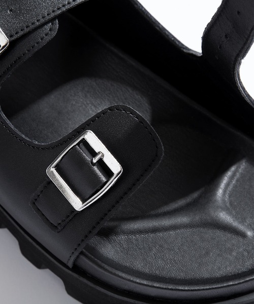 EMMA CLOTHES（エマクローズ）の「ウェービーハイソールサンダル/ワンストラップ/ダブルバックル EMMA CLOTHES（サンダル・メンズ・ブラック/ホワイト系その他/ブラック系その他/オフホワイト・L/M/S）」の20枚目の写真