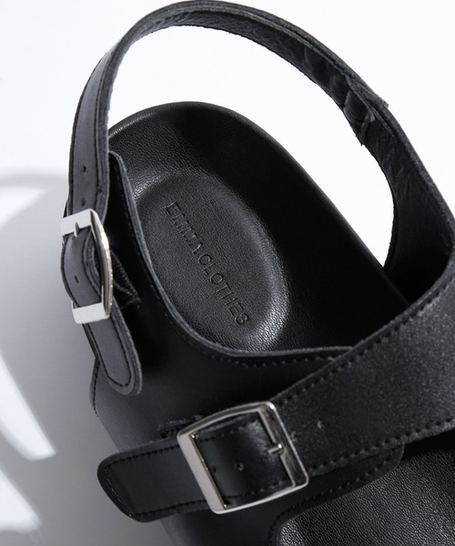 EMMA CLOTHES（エマクローズ）の「ウェービーハイソールサンダル/ワンストラップ/ダブルバックル EMMA CLOTHES（サンダル・メンズ・ブラック/ホワイト系その他/ブラック系その他/オフホワイト・L/M/S）」の22枚目の写真