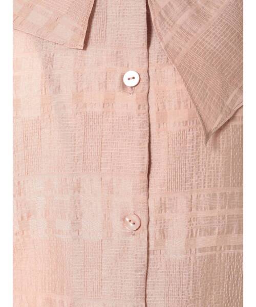 merry jenny（メリージェニー）の「シアーチェックフリルカラーブラウス（シャツ/ブラウス・レディース・オフホワイト/ブラック/ピンク・FREE）」の20枚目の写真