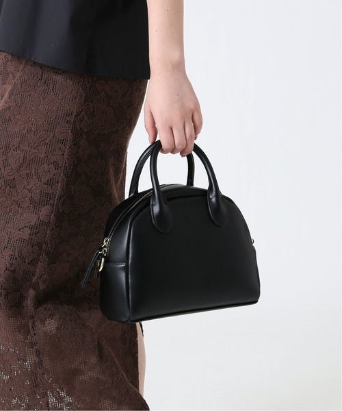 LE TALON（ルタロン）の「LE TALON ラウンドミニボストン◆（ボストンバッグ・レディース・ブラウン/アイボリー/ブラック系その他・FREE）」の3枚目の写真