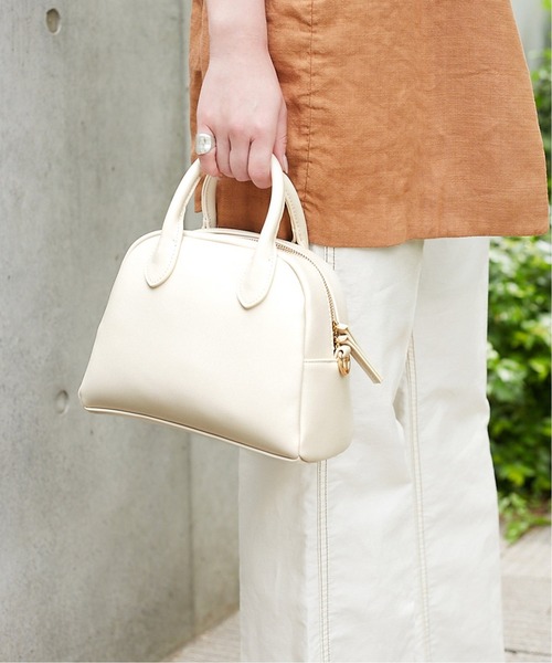 LE TALON（ルタロン）の「LE TALON ラウンドミニボストン◆（ボストンバッグ・レディース・ブラウン/アイボリー/ブラック系その他・FREE）」の5枚目の写真