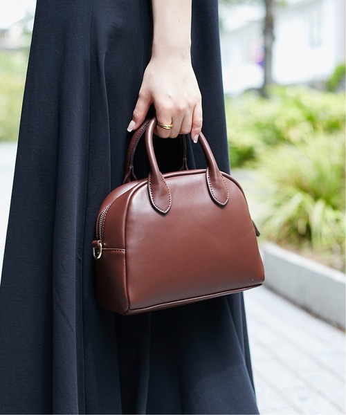 LE TALON（ルタロン）の「LE TALON ラウンドミニボストン◆（ボストンバッグ・レディース・ブラウン/アイボリー/ブラック系その他・FREE）」の7枚目の写真