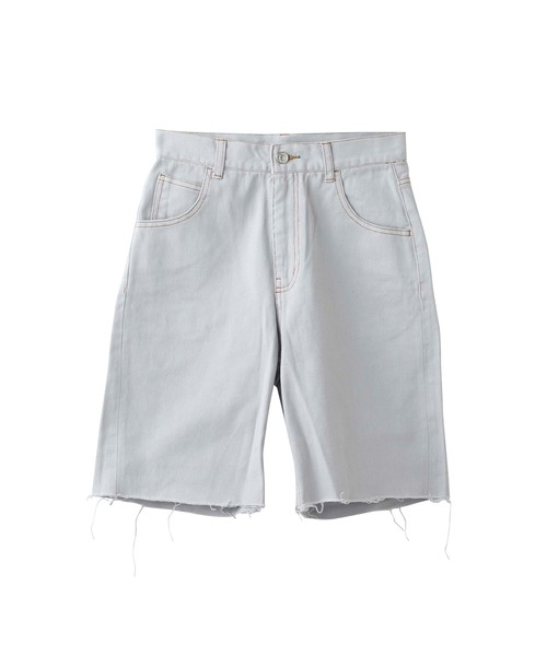 X-girl（エックスガール）の「LOOSE HALF PANTS/ルーズシルエット　ハーフパンツ（その他パンツ・レディース・ライトグレー/ブラック/ベージュ/パープル・S/M/XS）」の17枚目の写真