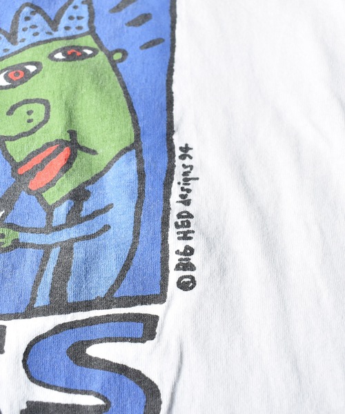 VINTAGE（ヴィンテージ）の「【ヴィンテージ古着】90's St.LOUIS BLUES プリントTシャツ USA製（Tシャツ/カットソー・メンズ・ホワイト・LARGE）」の7枚目の写真