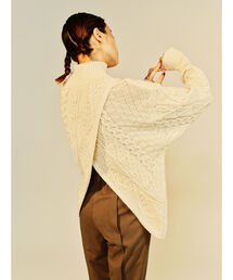 Ray BEAMS | RBS / ケーブル ジップ ハイネック ニット(ニット/セーター)