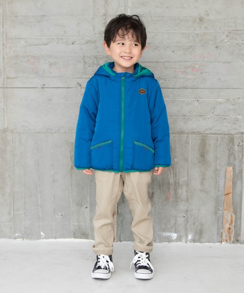 RAGMART（ラグマート）の「サーモライトブルゾン（ナイロンジャケット・キッズ・ブルー/グレー・95cm/90cm/80ｃｍ）」の5枚目の写真
