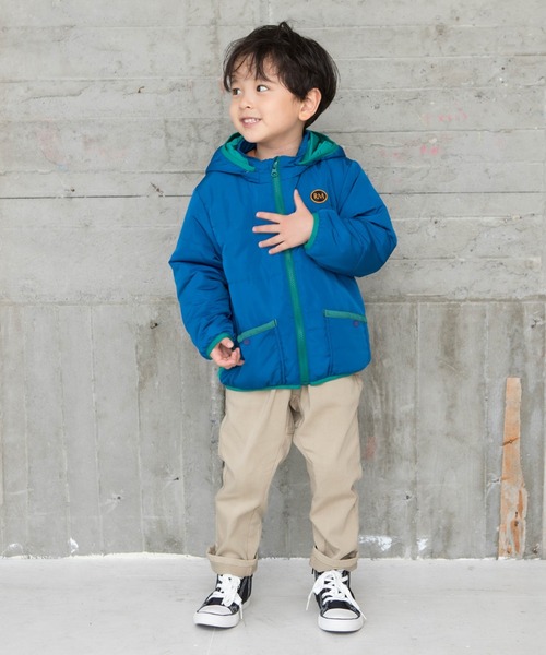 RAGMART（ラグマート）の「サーモライトブルゾン（ナイロンジャケット・キッズ・ブルー/グレー・95cm/90cm/80ｃｍ）」の6枚目の写真