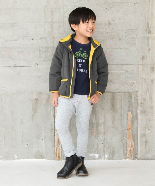 RAGMART（ラグマート）の「サーモライトブルゾン（ナイロンジャケット・キッズ・ブルー/グレー・95cm/90cm/80ｃｍ）」の3枚目の写真