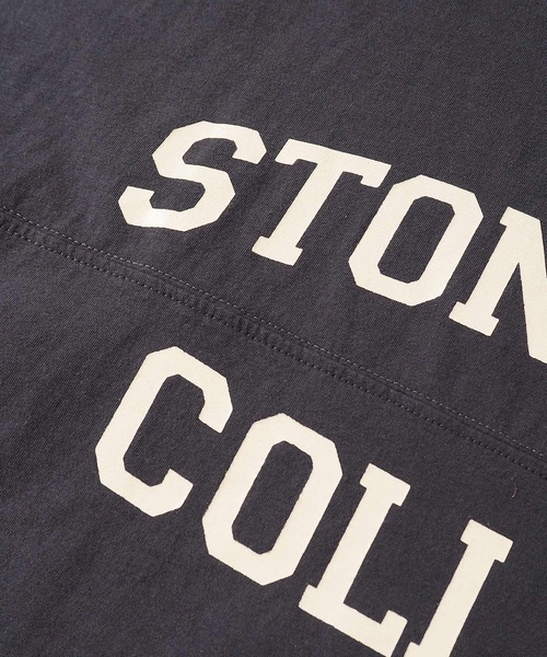 Crisp yours(クリスプユアーズ)の「【WEB限定】”stonehill”フットボールTシャツ(Tシャツ/カットソー・レディース・ネイビー/ブラウン/ブルー/アイボリー・FREE)」の9枚目の写真