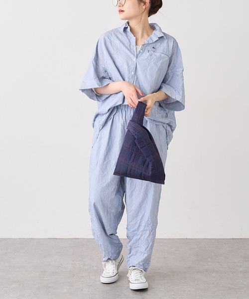 PUAL CE CIN（ピュアルセシン）の「冷感ストライプブラウス（シャツ/ブラウス・レディース・その他1/その他2・FREE）」の4枚目の写真