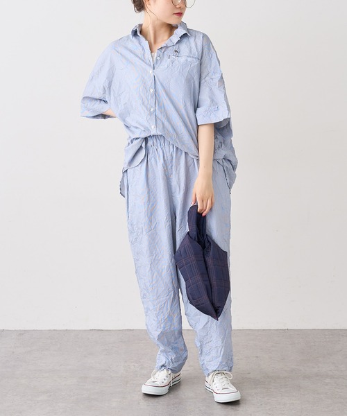 PUAL CE CIN（ピュアルセシン）の「冷感ストライプブラウス（シャツ/ブラウス・レディース・その他1/その他2・FREE）」の5枚目の写真