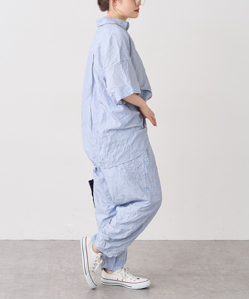 PUAL CE CIN（ピュアルセシン）の「冷感ストライプブラウス（シャツ/ブラウス・レディース・その他1/その他2・FREE）」の6枚目の写真